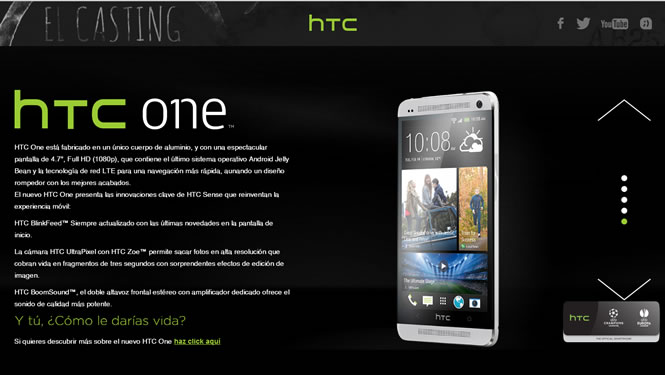 Casting HTC One